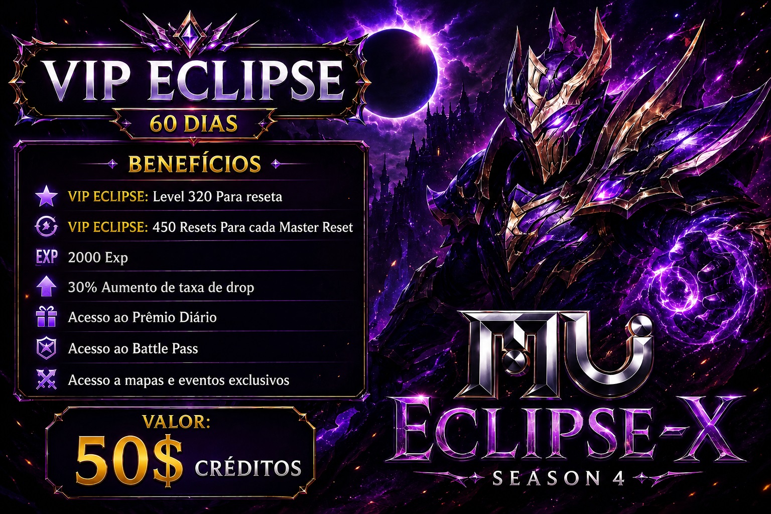 VIP Eclipse 60 Dias'